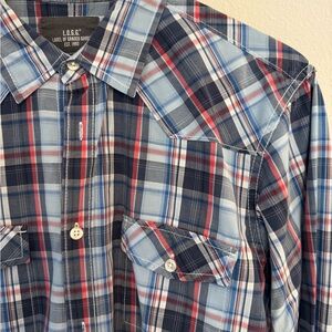 Levi's Men's Blue Plaid Shirt